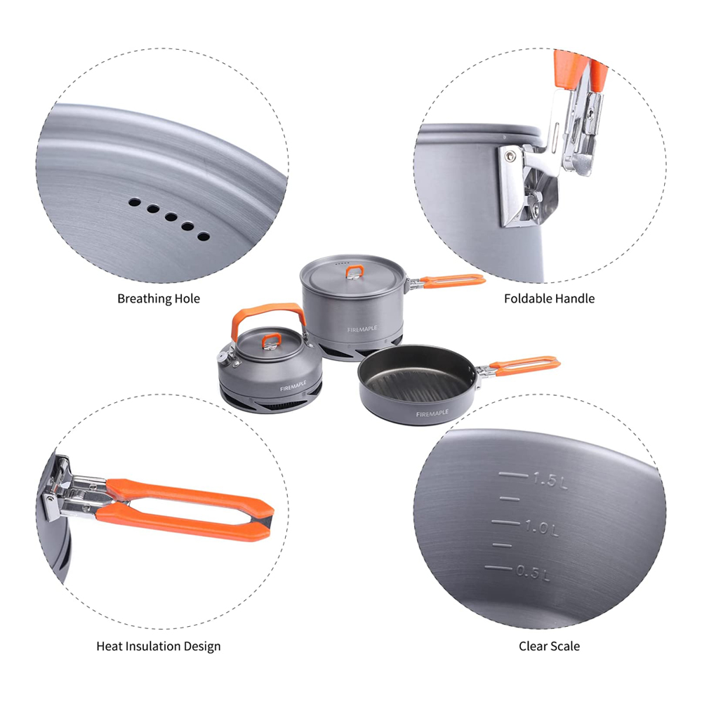 Fire Maple Camping Cookware Ut - Camping Cooking Ware Set のレビューと価格