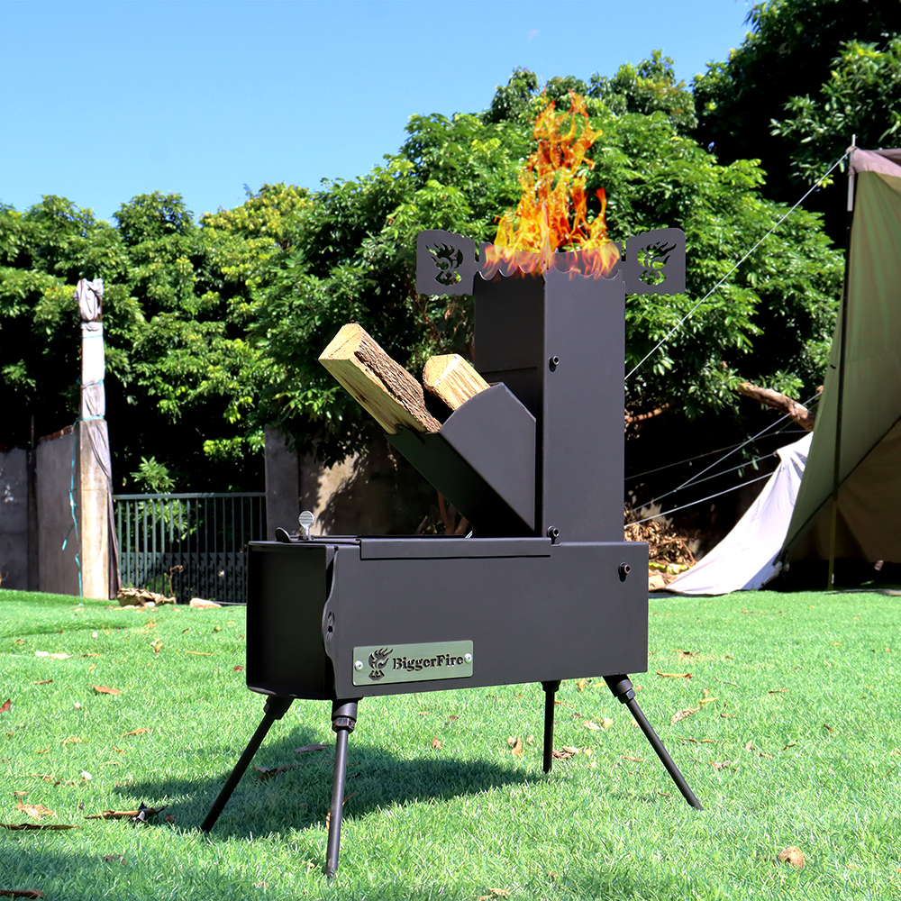Collapsible Rocket Stove with  - Camping Cooking Set With Bag のレビューと価格