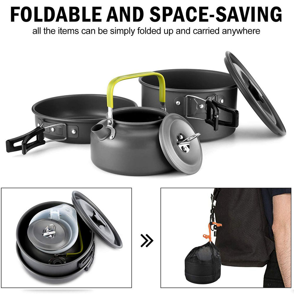 Outdoor camping cookware set m - Camping Cooking Pan のレビューと価格