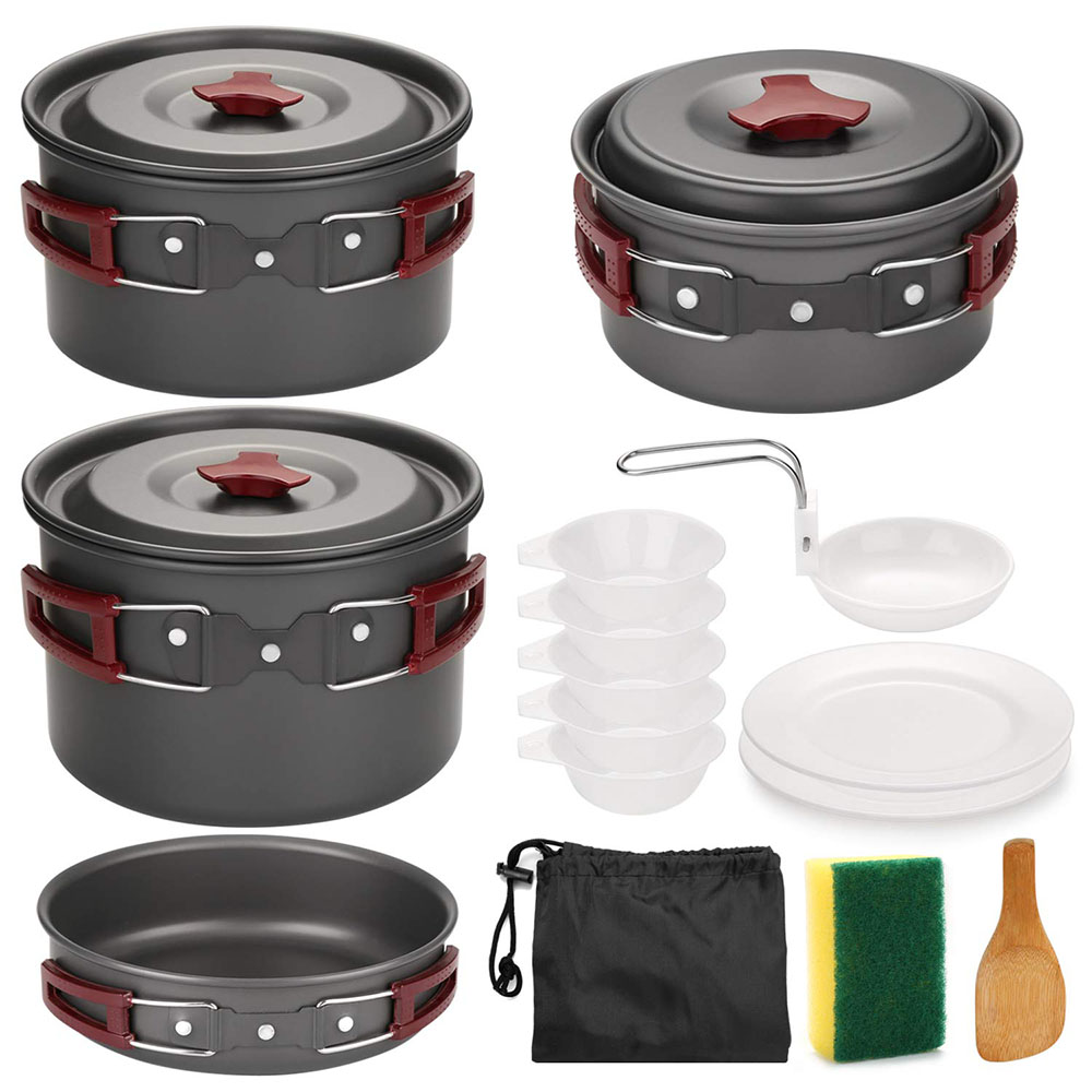 Outdoor Camping Cookware Kit N - Camping Cooking Ware Set のレビューと価格