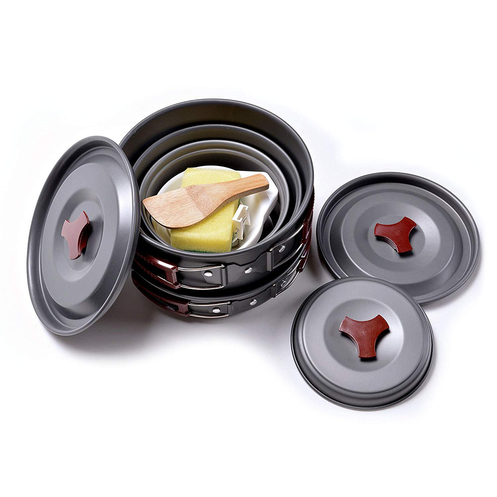 Outdoor Camping Cookware Kit N - Camping Cooking Ware Set のレビューと価格