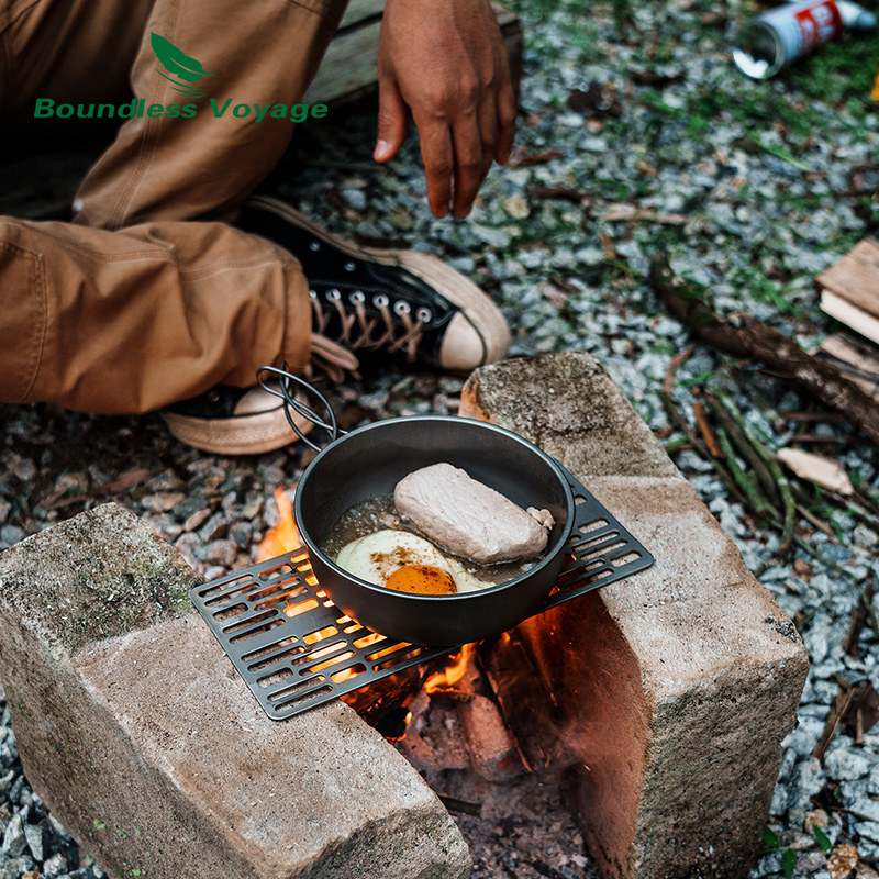 Boundeless Voyage Outdoor Camp - Camping Cooking Pan のレビューと価格
