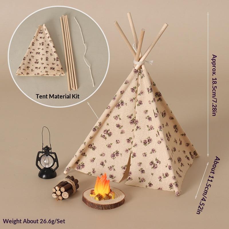 **1 Set 1/12 Doll House Outdoo - Camping Cooking Tent のレビューと価格