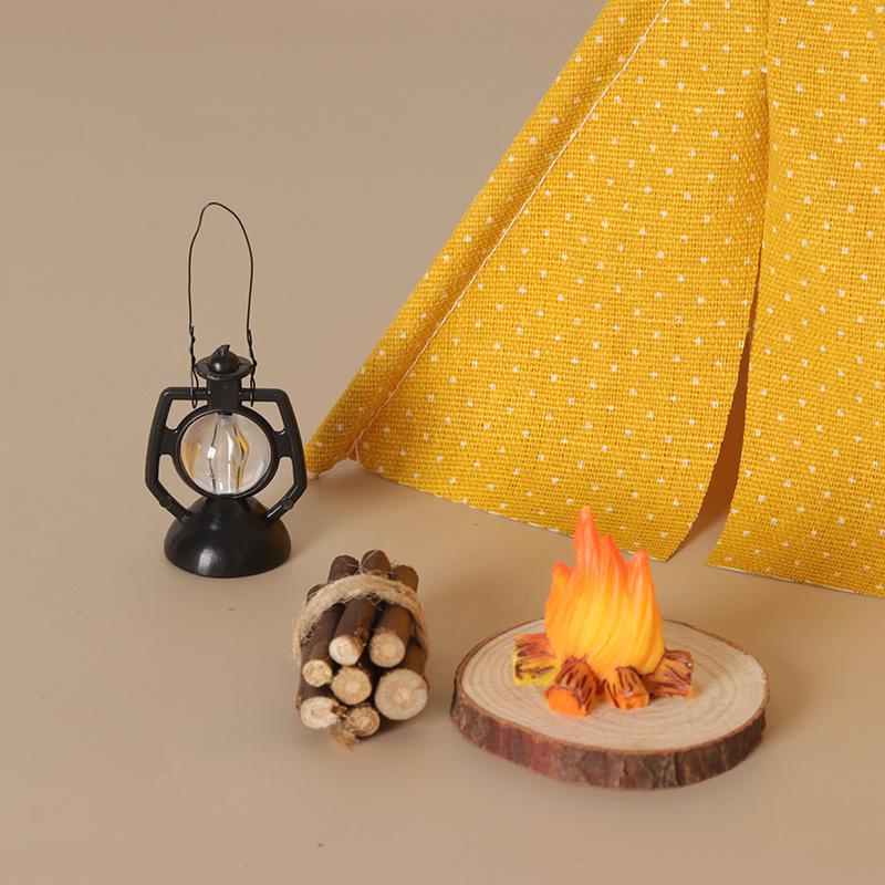 **1 Set 1/12 Doll House Outdoo - Camping Cooking Tent のレビューと価格