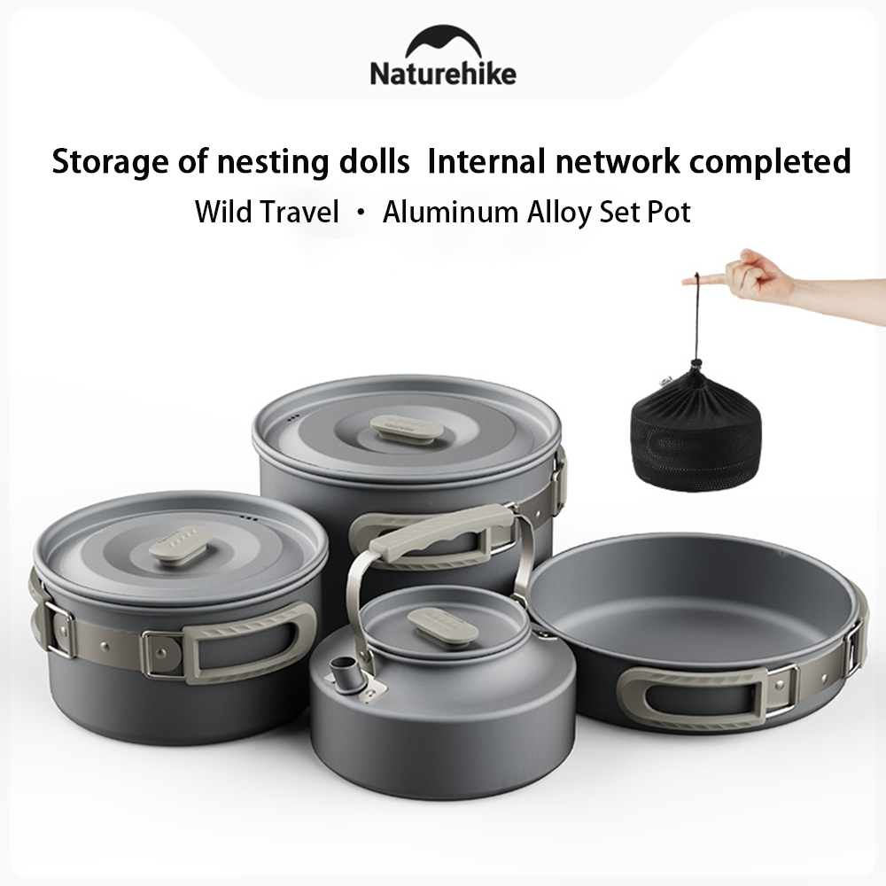 Naturehike Outdoor Pot Set,Cam - Camping Cooking Pan のレビューと価格
