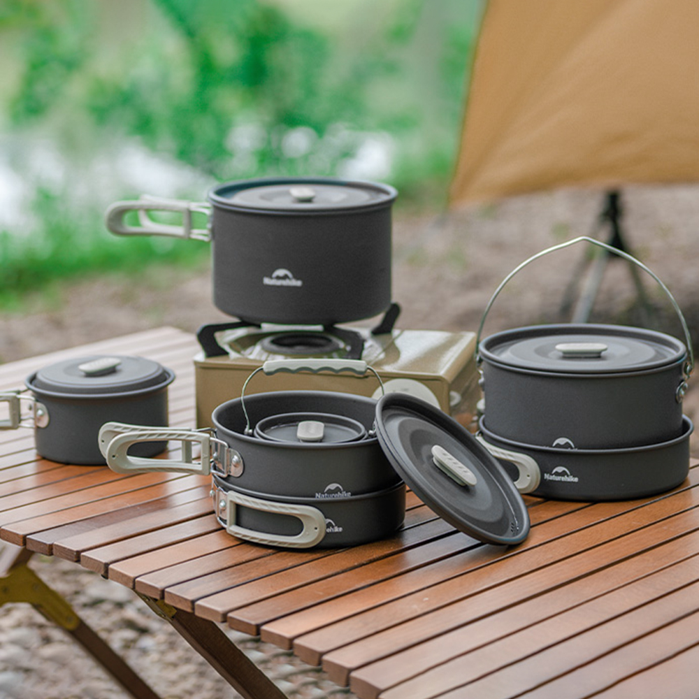 Naturehike Outdoor Pot Set,Cam - Camping Cooking Pan のレビューと価格