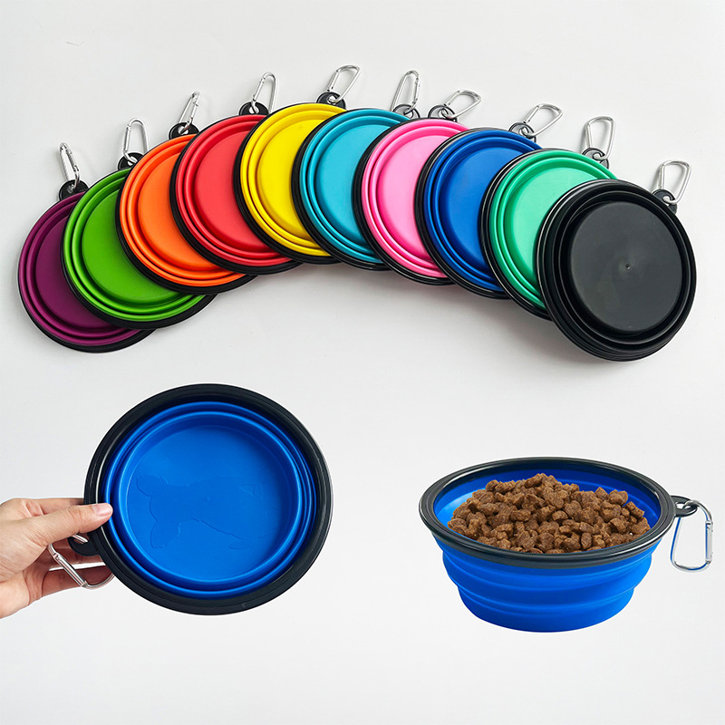 Collapsible Pet Silicone Dog F - Camping Cooking Bowl のレビューと価格